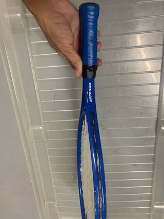 Raqueta de tenis infantil azul