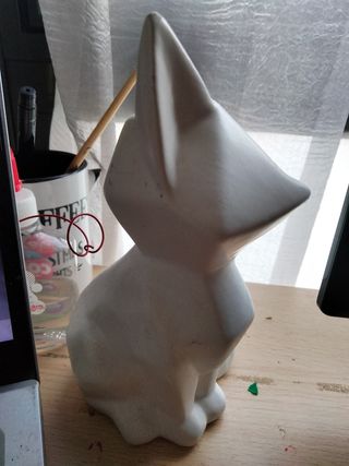 Figura Zorro Porcelana