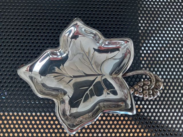 Bandejita hoja parra alpaca