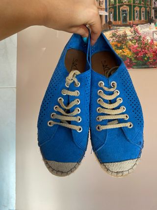 Zapatillas entretiempo Sixtyseven azul ante