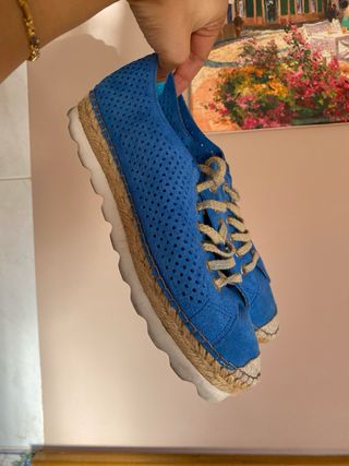 Zapatillas entretiempo Sixtyseven azul ante