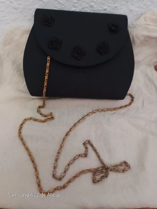 Bolso de mano negro