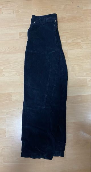 Pantalones de pana negros