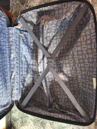 Maleta de viaje gris