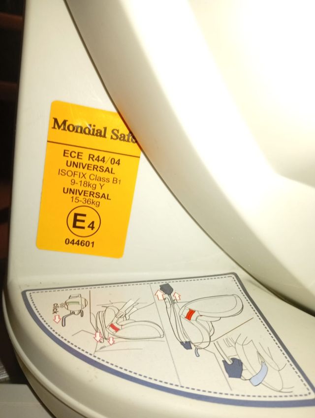 Silla Coche Grupos 1-2-3 (9-36kg)