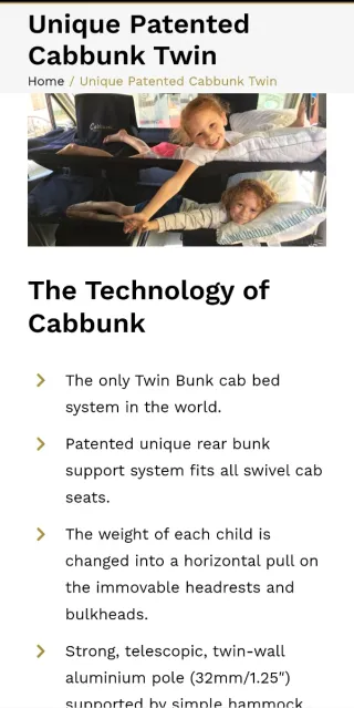 Cama Cuna Cabbunk Twin Patentada Única