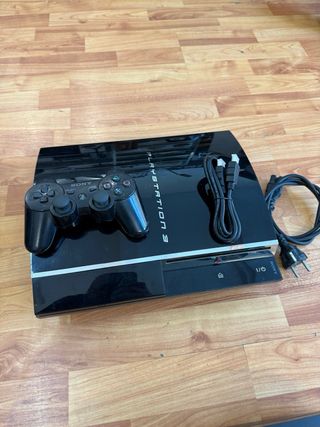 Consola Sony PS3 Negra Retrocompatible  + 1 Mando