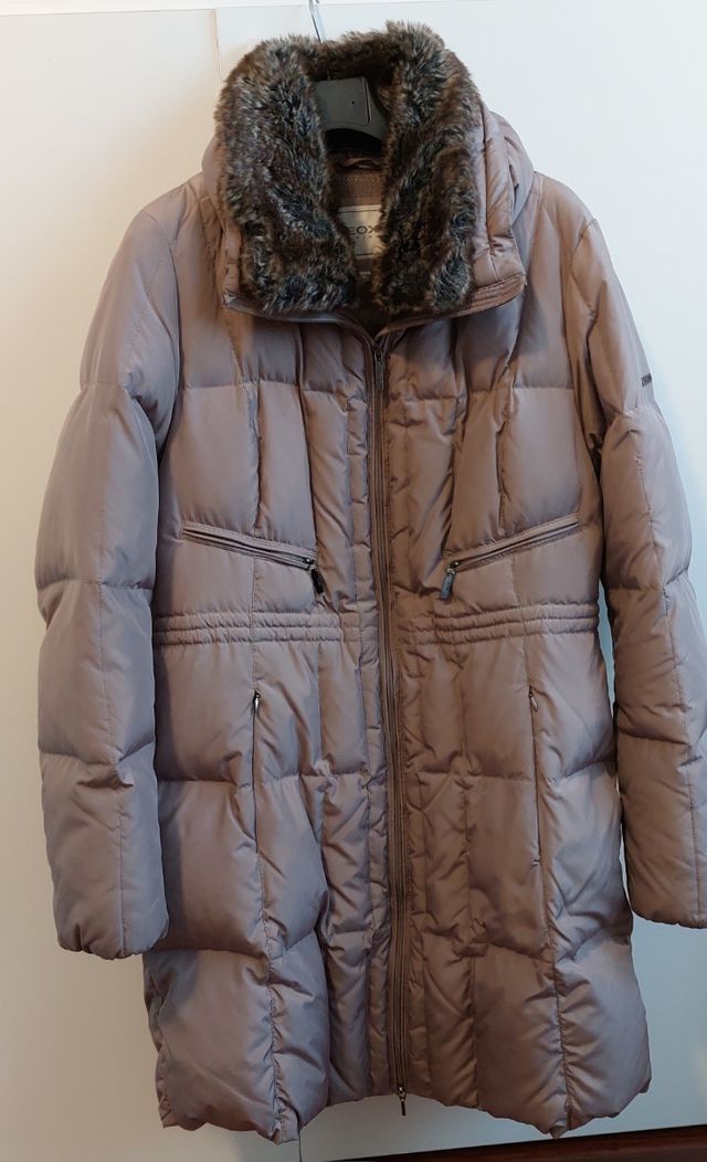 Piumino Geox tortora