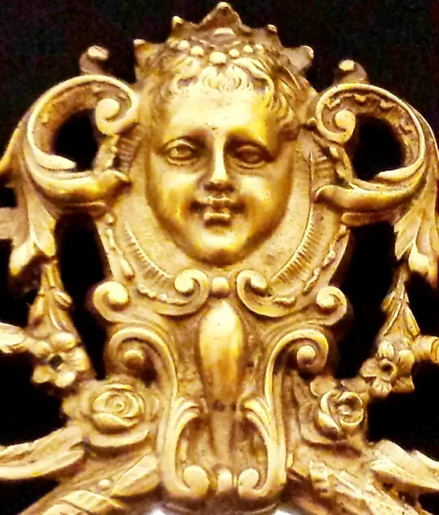 HERMOSA PAREJA APLIQUES CANDELABROS DE BRONCE