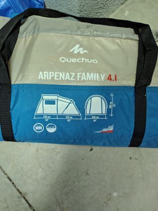 Tienda campaña familiar Quechua Arpenaz 4.1