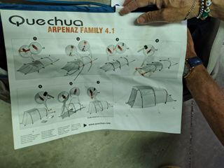 Tienda campaña familiar Quechua Arpenaz 4.1