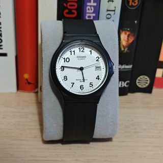Reloj Casio MW-59-7BV Blanco y Negro