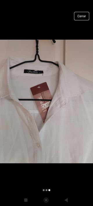 Camisa blanca de vestir