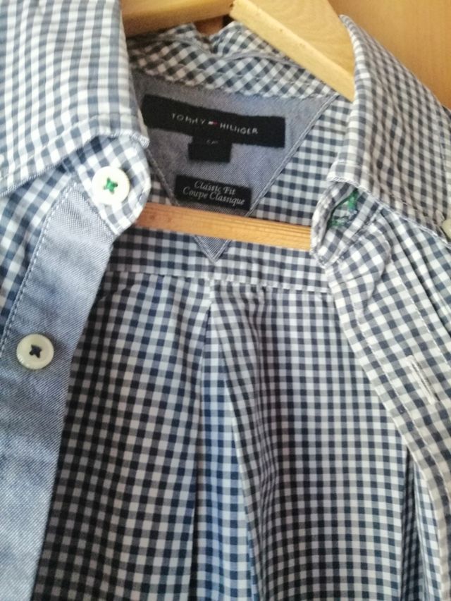 Camisa cuadros Tommy Hilfiger Talla SP/S.