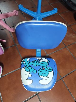 Sillas escritorio infantiles Smurfs