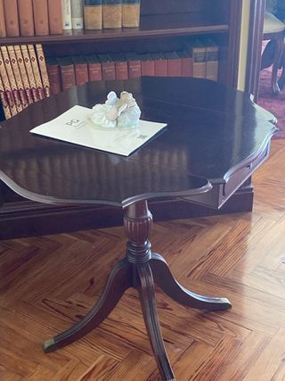 Mesa de alas de madera 25cm cada ala 