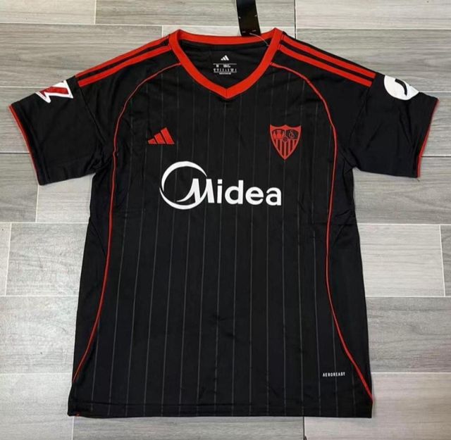 Camiseta Sevilla Adidas Negra Talla s