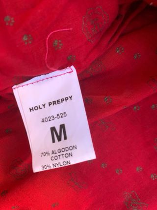 Parka Holy Preppy verde militar con capucha
