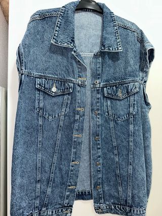 Chaleco vaquero azul