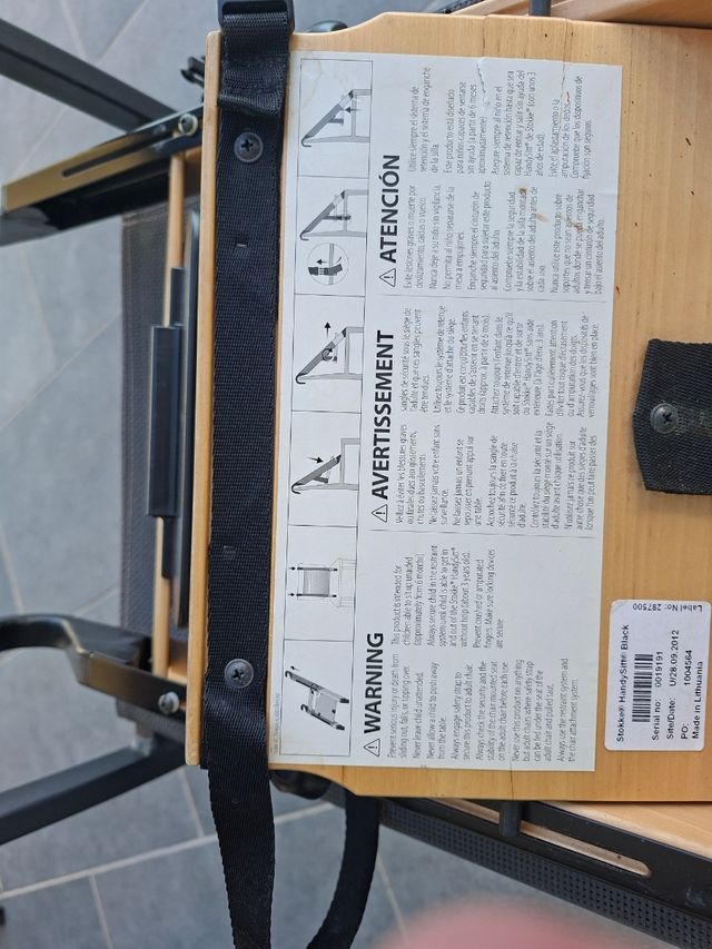 Trona Stokke madera bebé ajustable