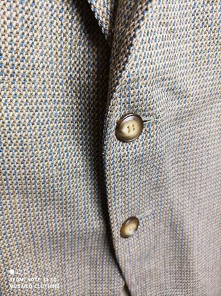 Chaqueta Blazer Vintage Beige y Marrón