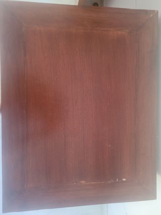 Mesita de noche madera teca