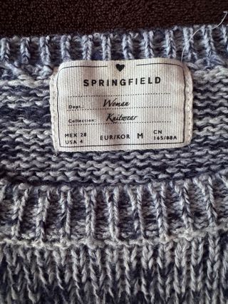 Jersey Springfield Corazón Crudo Azul