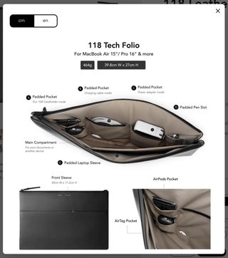 Funda GRAMS(28) Piel MacBook Pro/Air 16/14” NUEVA 