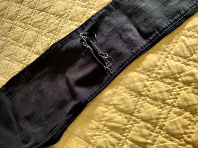 Vaqueros negros mujer talla 42 elásticos