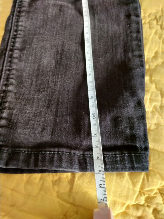 Vaqueros negros mujer talla 42 elásticos