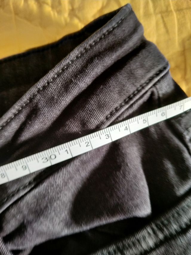 Vaqueros negros mujer talla 42 elásticos