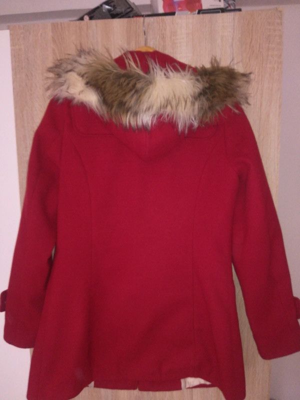 Casaco Flanela Vermelho Tamanho 36