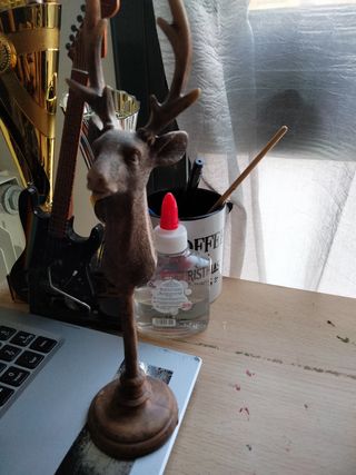 Figura ciervo mármol