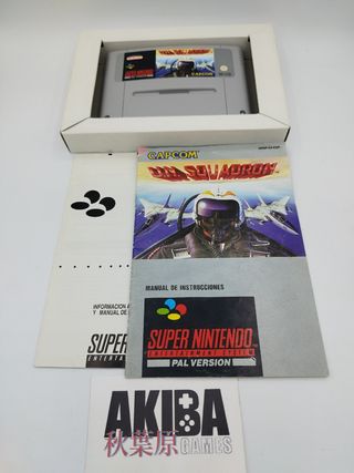 U.N. Squadron Super Nintendo PAL