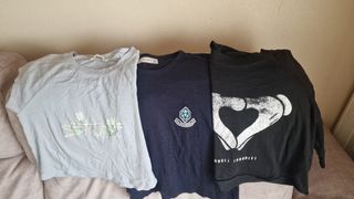 Pack 3 Camisetas Talla S