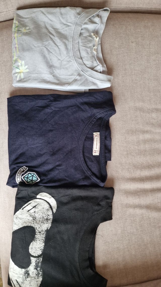 Pack 3 Camisetas Talla S