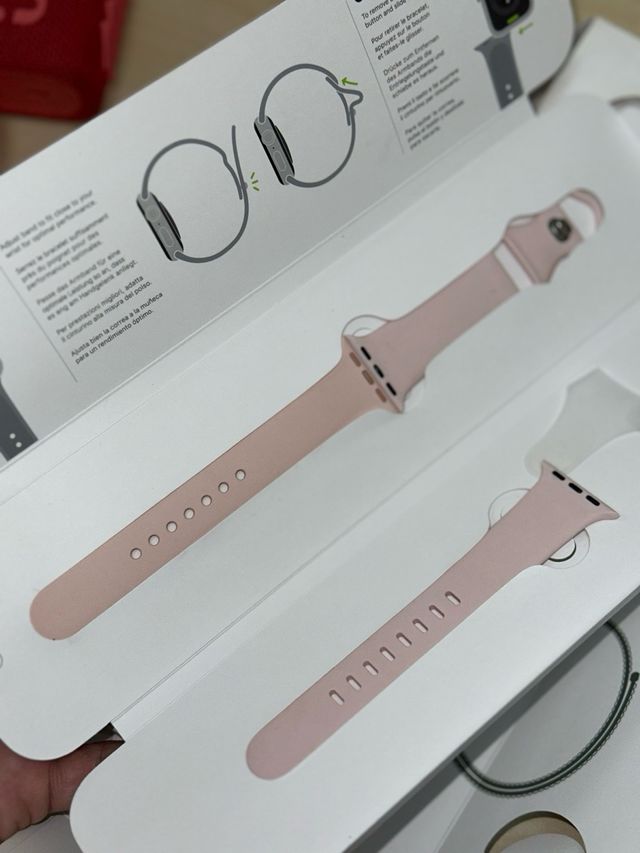 Apple Watch  Pink Sand Sport Band (40MM)