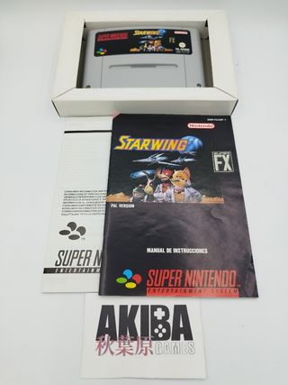 Starwing Super Nintendo PAL