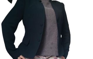 Americana corta negra Talla 40