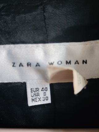 Americana corta negra Talla 40
