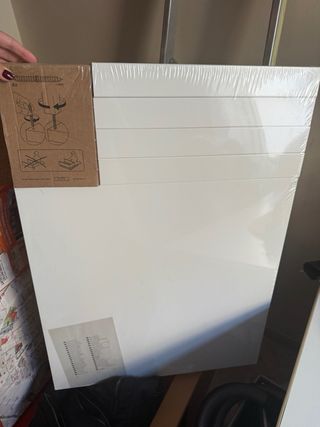 Mesa auxiliar LACK blanca 55x55