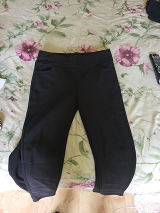 Lote de 3 mallas negras forraditas
