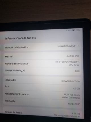 Huawei MatePad T10s Negro