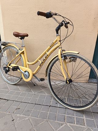 Bicicleta Paseo Indur City Full Amarilla