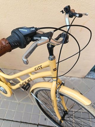 Bicicleta Paseo Indur City Full Amarilla