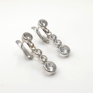 Pendientes Tynel Oro Blanco 18K Circonitas