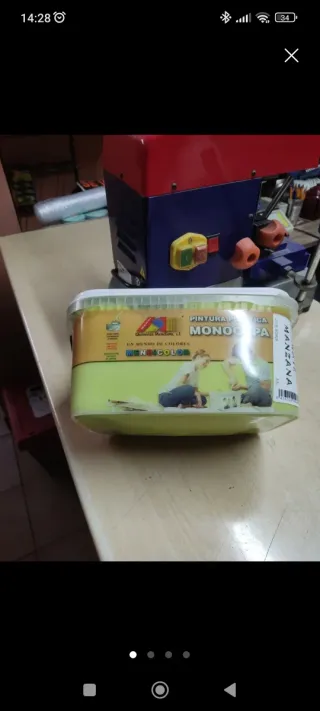 Pintura DROCASA Monocapa Mate 4L Rojo Fuego