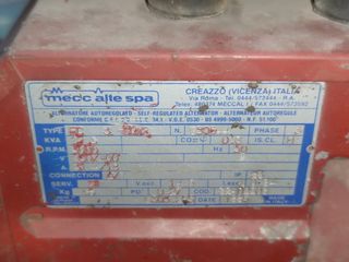 Generador Vanguardia 110000W funciona perfecto 