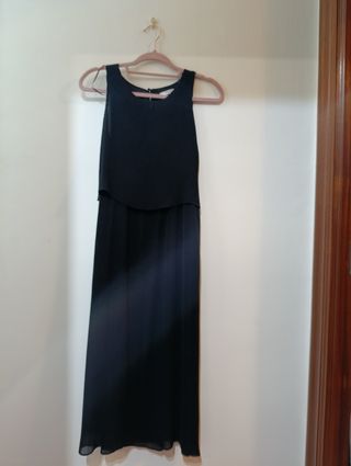 Vestido negro largo