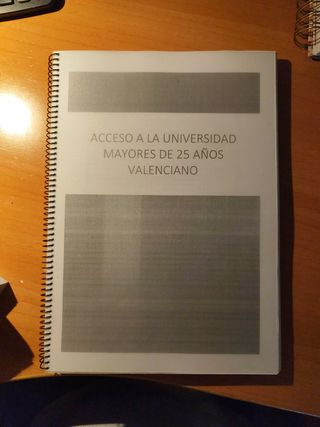 Acceso a la universidad para mayores de 25 años va